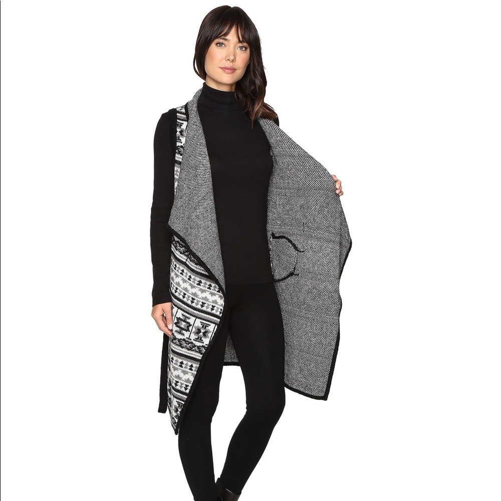 Cashmere Blend Cozy Chic Boho Vest - Picture 2 of 6
